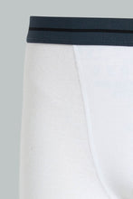 Load image into Gallery viewer, Redtag-Bsr--3-Pc-Pack-Boxer-Short-(Navy/Grey-Mel/White-Boxers-Senior-Boys-9 to 14 Years
