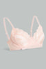 Redtag-Lilac/Peach-Plain-Non-Padded-Bra-(2-Pack)-Non-Padded-Bras-Women's-