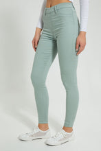 Load image into Gallery viewer, Redtag-Mint-Coloured-Skinny-Jegging-Jeggings-Women&#39;s-
