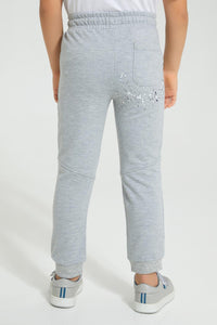 Redtag-Greymarl-Paintsplat-Jogpant-Boys-Joggers,-Colour:Grey,-Filter:Boys-(2-to-8-Yrs),-New-In,-New-In-BOY,-Non-Sale,-S22B,-Section:Kidswear-Boys-2 to 8 Years