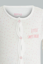 Load image into Gallery viewer, Redtag-Pink-And-White-Daddys-Little-Princess-Sleepsuit-Sleepsuits-Baby-0 to 12 Months
