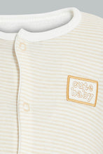 تنزيل الصورة على معرض الصور، Redtag-Beige-Stripe-And-Animal-Print-Romper-Colour:Beige,-Filter:Baby-(0-to-12-Mths),-NBF-Rompers,-New-In,-New-In-NBF,-Non-Sale,-S22B,-Section:Kidswear-Baby-0 to 12 Months
