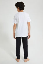 تنزيل الصورة على معرض الصور، Redtag-White-Tiger-Night-Suit-Pyjama-Sets-Senior-Boys-9 to 14 Years
