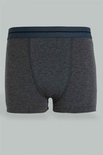 Load image into Gallery viewer, Redtag-Bsr-3-Pc-Pack-Boxer-Short-(Charcoal/-Grey-Mel/Olive-Mel)-365,-BSR-Boxers,-Colour:Assorted,-Filter:Senior-Boys-(9-to-14-Yrs),-New-In,-New-In-BSR,-Non-Sale,-Section:Kidswear-Senior-Boys-9 to 14 Years
