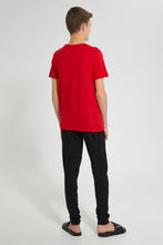Load image into Gallery viewer, Redtag-Red-Slam-Dunk-3Pc-Night-Suit-Pyjama-Sets-Senior-Boys-9 to 14 Years
