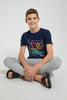 Redtag-Navy-Skate-Night-Suit-Pyjama-Sets-Senior-Boys-9 to 14 Years