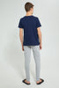 Redtag-Navy-Skate-Night-Suit-Pyjama-Sets-Senior-Boys-9 to 14 Years