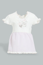 Load image into Gallery viewer, Redtag-Pink-Kitten-Woven-Frill-Dress-Colour:Pink,-Filter:Baby-(0-to-12-Mths),-NBG-Dresses,-New-In,-New-In-NBG,-Non-Sale,-S22B,-Section:Kidswear-Baby-0 to 12 Months
