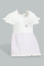 Load image into Gallery viewer, Redtag-Pink-Kitten-Woven-Frill-Dress-Colour:Pink,-Filter:Baby-(0-to-12-Mths),-NBG-Dresses,-New-In,-New-In-NBG,-Non-Sale,-S22B,-Section:Kidswear-Baby-0 to 12 Months
