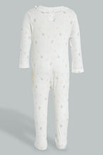 Load image into Gallery viewer, Redtag-White-And-Pink-Frill-Sleep-Suit-Sleepsuits-Baby-0 to 12 Months
