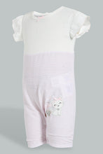 تنزيل الصورة على معرض الصور، Redtag-White-And-Pink-Seer-Sucker-Romper-Colour:Pink,-Filter:Baby-(0-to-12-Mths),-NBG-Rompers,-New-In,-New-In-NBG,-Non-Sale,-S22B,-Section:Kidswear-Baby-0 to 12 Months
