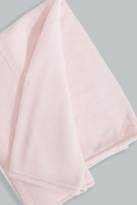 Redtag-Pink-Cat-Fluffy-Blanket-Baby-Blankets-Baby-0 to 12 Months