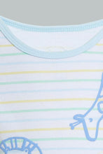 تنزيل الصورة على معرض الصور، Redtag-Blue-Giraffe-T-Shirt-&amp;-Shorts-Set-Colour:Blue,-Filter:Baby-(0-to-12-Mths),-NBF-Sleepsuits,-New-In,-New-In-NBF,-Non-Sale,-S22B,-Section:Kidswear-Baby-0 to 12 Months
