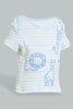 Redtag-Blue-Giraffe-T-Shirt-&-Shorts-Set-Colour:Blue,-Filter:Baby-(0-to-12-Mths),-NBF-Sleepsuits,-New-In,-New-In-NBF,-Non-Sale,-S22B,-Section:Kidswear-Baby-0 to 12 Months