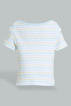 تنزيل الصورة على معرض الصور، Redtag-Blue-Giraffe-T-Shirt-&amp;-Shorts-Set-Colour:Blue,-Filter:Baby-(0-to-12-Mths),-NBF-Sleepsuits,-New-In,-New-In-NBF,-Non-Sale,-S22B,-Section:Kidswear-Baby-0 to 12 Months
