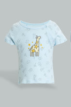 تنزيل الصورة على معرض الصور، Redtag-Blue-And-Yellow-Lion-T-Shirt-&amp;-Shorts-Set-Colour:Blue,-Filter:Baby-(0-to-12-Mths),-NBF-Sleepsuits,-New-In,-New-In-NBF,-Non-Sale,-S22B,-Section:Kidswear-Baby-0 to 12 Months
