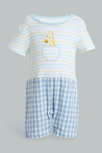 تنزيل الصورة على معرض الصور، Redtag-Blue-Stripe-Romper-Colour:Blue,-Filter:Baby-(0-to-12-Mths),-NBF-Rompers,-New-In,-New-In-NBF,-Non-Sale,-S22B,-Section:Kidswear-Baby-0 to 12 Months
