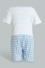تنزيل الصورة على معرض الصور، Redtag-Blue-Stripe-Romper-Colour:Blue,-Filter:Baby-(0-to-12-Mths),-NBF-Rompers,-New-In,-New-In-NBF,-Non-Sale,-S22B,-Section:Kidswear-Baby-0 to 12 Months
