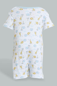 Redtag-White-And-Blue-All-Over-Printed-Romper-Colour:Blue,-Filter:Baby-(0-to-12-Mths),-NBF-Rompers,-New-In,-New-In-NBF,-Non-Sale,-S22B,-Section:Kidswear-Baby-0 to 12 Months