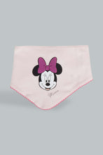 Load image into Gallery viewer, Redtag-Pink-Minnie-Mouse-2-Piece-Pack-Bib-Bibs-Baby-0 to 12 Months
