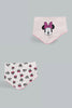 Pink Minnie Mouse Bib (2 Piece)