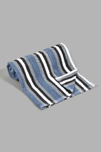 Load image into Gallery viewer, Redtag-Grey-Stripe-Bath-Towel-Bath-Towels-Home-Bathroom-
