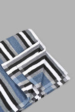 Load image into Gallery viewer, Redtag-Grey-Stripe-Bath-Towel-Bath-Towels-Home-Bathroom-
