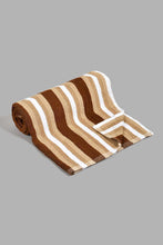 Load image into Gallery viewer, Redtag-Beige-Stripe-Bath-Towel-Bath-Towels-Home-Bathroom-
