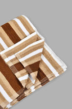 Load image into Gallery viewer, Redtag-Beige-Stripe-Bath-Towel-Bath-Towels-Home-Bathroom-
