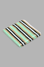 Load image into Gallery viewer, Redtag-Green-Stripe-Bath-Towel-Bath-Towels-Home-Bathroom-
