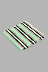 Redtag-Green-Stripe-Bath-Towel-Bath-Towels-Home-Bathroom-