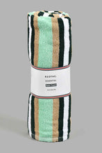 Load image into Gallery viewer, Redtag-Green-Stripe-Bath-Towel-Bath-Towels-Home-Bathroom-
