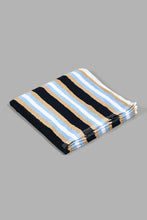 Load image into Gallery viewer, Redtag-Blue-Stripe-Bath-Towel-Bath-Towels-Home-Bathroom-
