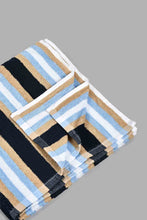 Load image into Gallery viewer, Redtag-Blue-Stripe-Bath-Towel-Bath-Towels-Home-Bathroom-
