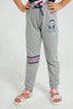 Redtag-Grey-Slogan-Track-Colour:Grey,-Filter:Girls-(2-to-8-Yrs),-Girls-Joggers,-New-In,-New-In-GIR,-Non-Sale,-S22B,-Section:Kidswear,-TBL-Girls-2 to 8 Years