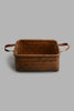 Redtag-Brown-Rectangle-Laundry-Basket-(Large)-Laundry-Baskets-Home-Bathroom-