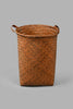 Redtag-Brown-Round-Laundry-Hamper-(Large)-Laundry-Hampers-Home-Bathroom-