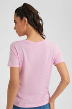 تنزيل الصورة على معرض الصور، Redtag-Pink-Dumbo-Print-T-Shirt-Active-Tees-Women&#39;s-
