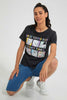 Redtag-Looney-Tunes-Print-T-Shirt-Active-Tees-Women's-