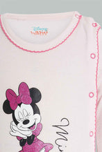 تنزيل الصورة على معرض الصور، Redtag-Pink-Minnie-Mouse-2-Piece-Pack-Sleep-Suit-Sleepsuits-Baby-0 to 12 Months
