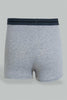 Redtag-Bsr-3-Pc-Pack-Boxer-Short-(Black/Grey-Mel/White)-Boxers-Senior-Boys-9 to 14 Years