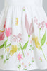 Redtag-Colar-Floral-Printed-Hem-Colour:White,-Filter:Infant-Girls-(3-to-24-Mths),-Infant-Girls-Dresses,-New-In,-New-In-ING,-Non-Sale,-S22B,-Section:Kidswear-Infant-Girls-3 to 24 Months