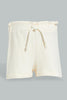 Redtag-Ivory-Pullon-Plain-Knit-Short-Colour:Ivory,-Filter:Infant-Girls-(3-to-24-Mths),-Infant-Girls-Shorts,-New-In,-New-In-ING,-Non-Sale,-S22B,-Section:Kidswear,-TBL-Infant-Girls-3 to 24 Months