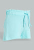 Redtag-Aqua-Pullon-Plain-Knit-Short-Colour:Teal,-Filter:Infant-Girls-(3-to-24-Mths),-Infant-Girls-Shorts,-New-In,-New-In-ING,-Non-Sale,-S22B,-Section:Kidswear,-TBL-Infant-Girls-3 to 24 Months