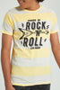 Redtag-White-Rock-N-Roll-T-Shirt-Striped-Senior-Boys-9 to 14 Years