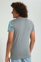 Load image into Gallery viewer, Redtag-Grey-Extra-Fun-T-Shirt-All-Over-Prints-Senior-Boys-9 to 14 Years
