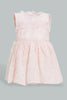 Redtag-Pink-Embroideredroidered-Mesh-Dress-Colour:Pink,-Filter:Baby-(0-to-12-Mths),-NBG-Dresses,-New-In,-New-In-NBG,-Non-Sale,-S22B,-Section:Kidswear-Baby-0 to 12 Months