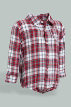 تنزيل الصورة على معرض الصور، Redtag-Navy-Check-Shirt-&amp;-Trouser-Set-Colour:Navy,-Filter:Baby-(0-to-12-Mths),-NBF-Gift-Sets,-New-In,-New-In-NBF,-Non-Sale,-S22B,-Section:Kidswear-Baby-0 to 12 Months
