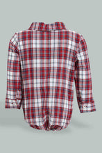تنزيل الصورة على معرض الصور، Redtag-Navy-Check-Shirt-&amp;-Trouser-Set-Colour:Navy,-Filter:Baby-(0-to-12-Mths),-NBF-Gift-Sets,-New-In,-New-In-NBF,-Non-Sale,-S22B,-Section:Kidswear-Baby-0 to 12 Months
