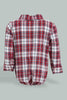 Redtag-Navy-Check-Shirt-&-Trouser-Set-Colour:Navy,-Filter:Baby-(0-to-12-Mths),-NBF-Gift-Sets,-New-In,-New-In-NBF,-Non-Sale,-S22B,-Section:Kidswear-Baby-0 to 12 Months